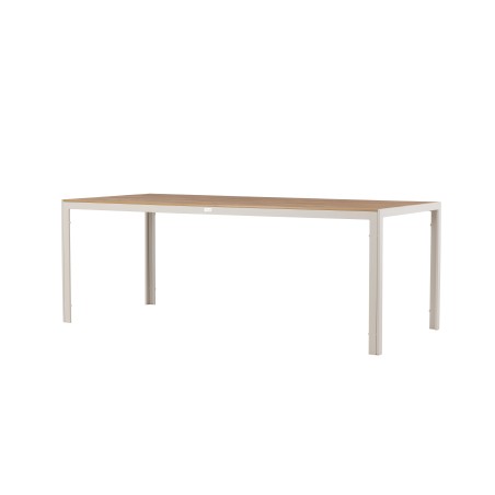 Break söögilaud 205*90 - Beige/Aintwood Teaklook