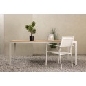 Break söögilaud 205*90 - Beige/Aintwood Teaklook