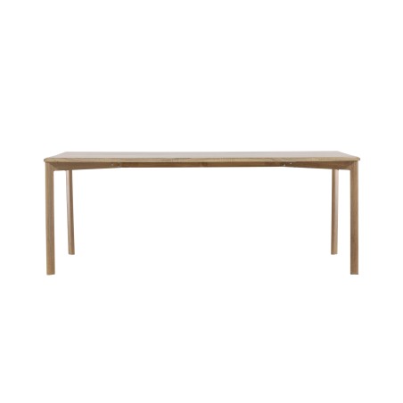Damoni söögilaud 200*75 - Whitewash / MDF spooniga