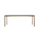 Damoni söögilaud 200*75 - Whitewash / MDF spooniga