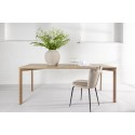 Damoni söögilaud 200*75 - Whitewash / MDF spooniga