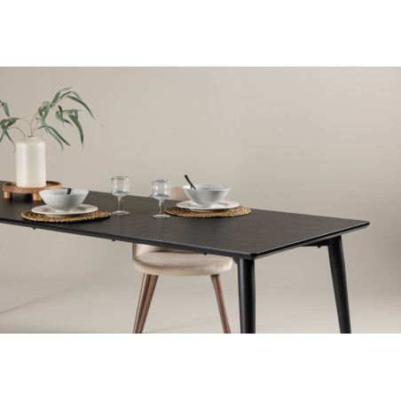 Söögilaud Ellis 85x230 cm - must 