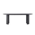 Grundsundi söögilaud 100x220 – must / FSC 100%