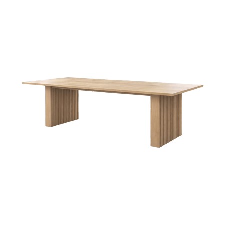 Humle pikendatav söögilaud 300-200+50+50100x75 cm – Nature Rubberwood