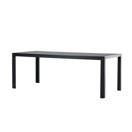 Söögilaud Mirko 205x90x74 - Must / Must