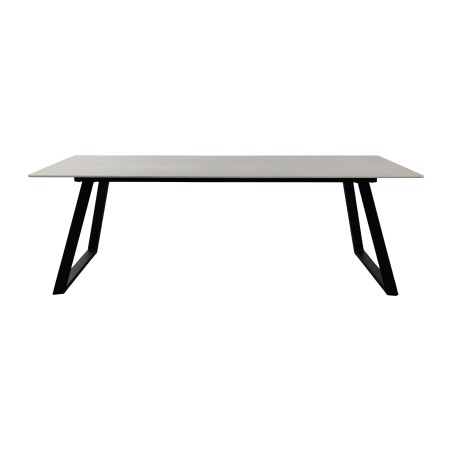 Söögilaud Estelle 200*90 – must/tumehall
