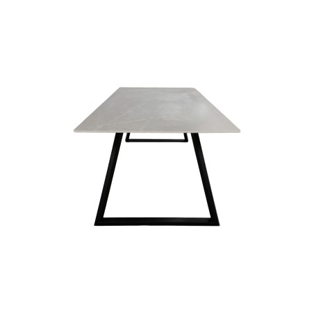 Söögilaud Estelle 200*90 – must/tumehall