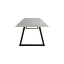Söögilaud Estelle 200*90 – must/tumehall