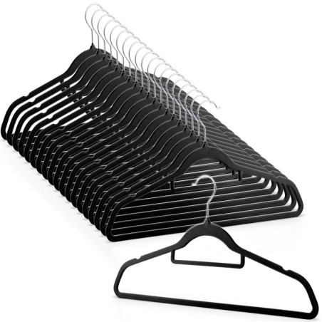 Sametist riidepuud 20 tk , must | FreshDesign.ee