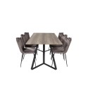 Marina söögilaud – 180*90*H75+Limhamn Light – Toolid – Grey Velvet_6