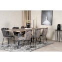 Marina söögilaud – 180*90*H75+Limhamn Light – Toolid – Grey Velvet_6