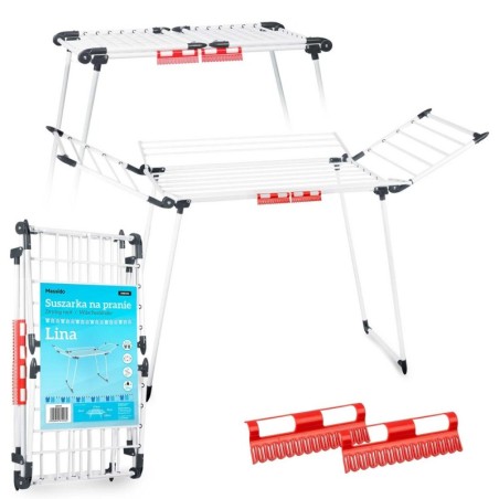 Pesukuivatusrest, kokkupandav, 22 m, valge | FreshDesign.ee