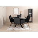 Piazza söögilaud , must hall spoon + Petra tool , distressed Copper Black Velvet_6