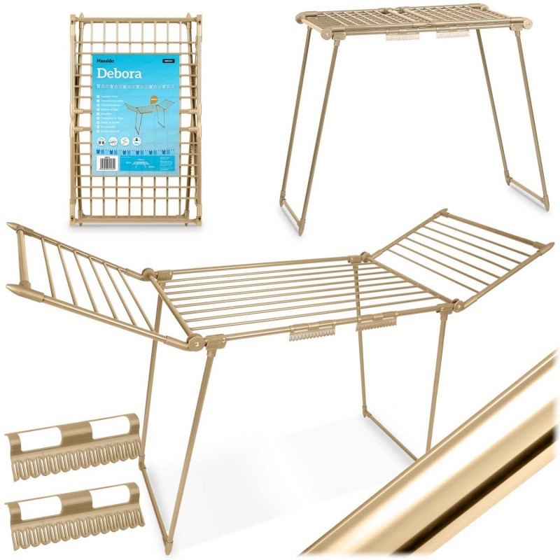 Pesukuivatusrest, kokkupandav, Debora Gold, 19 m | FreshDesign.ee