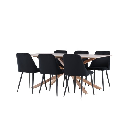Piazza söögilaud koos söögitooliga