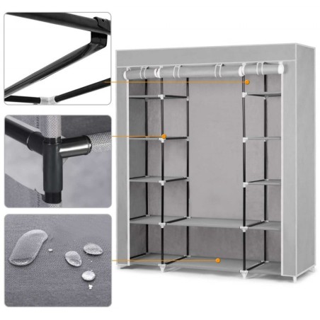 Suur tekstiilist riidekapp - hall | FreshDesign.ee