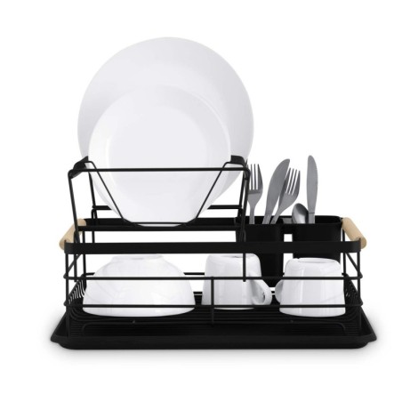 Kahetasandiline nõudekuivatusrest must | FreshDesign.ee