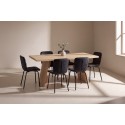 Logga laud - Loodus 6 Punsch-tooliga - must