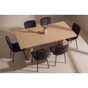 Logga laud - Loodus 6 Punsch-tooliga - must