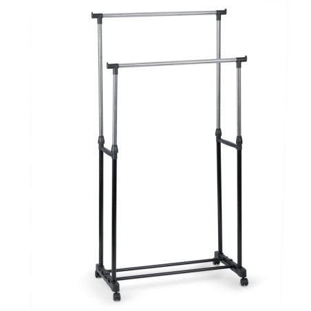 Riidestange must ja hõbedane