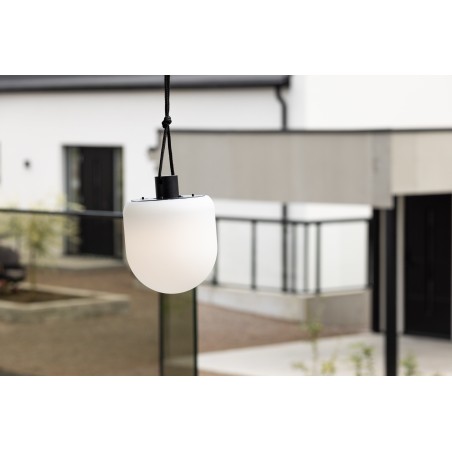 Colie rippvalgusti ø16*21cm - must/valge 