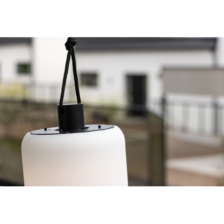 Colie rippvalgusti ø16*21cm - must/valge 