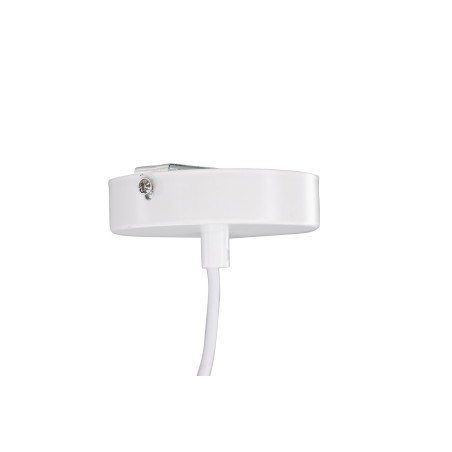 Nicola - Väike ripplamp - Valge / valge kunstsulg