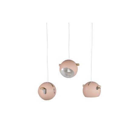 Tubbie ripplamp L730*W230*H155 Roosa