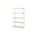 Heim riiul 190 cm - Whitewash / Whitewash FSC 100%