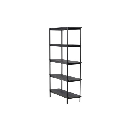 Heim riiul 190 cm - must / must FSC 100%