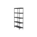 Heim riiul 190 cm - must / must FSC 100%