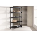 Heim riiul 190 cm - must / must FSC 100%