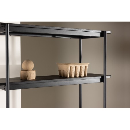 Heim riiul 190 cm - must / must FSC 100%