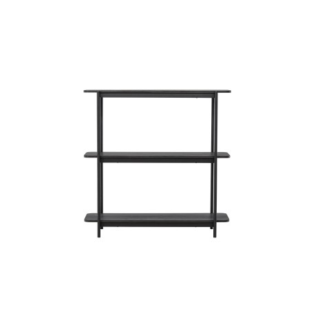 Heim riiul 120 cm - must / must FSC 100%