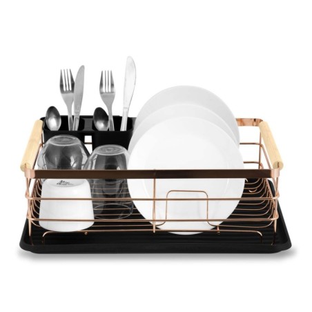 Nõudekuivatusrest must gold | FreshDesign.ee