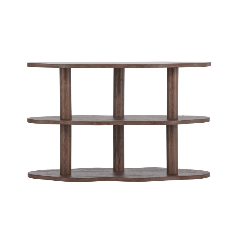 Moln riiul 120x45x75 cm - MDF Mocca 3D paberiga