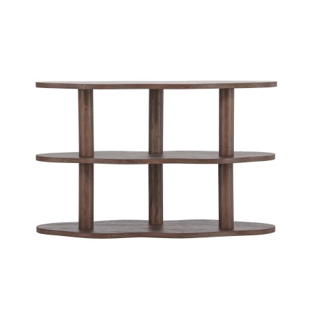 Moln riiul 120x45x75 cm - MDF Mocca 3D paberiga
