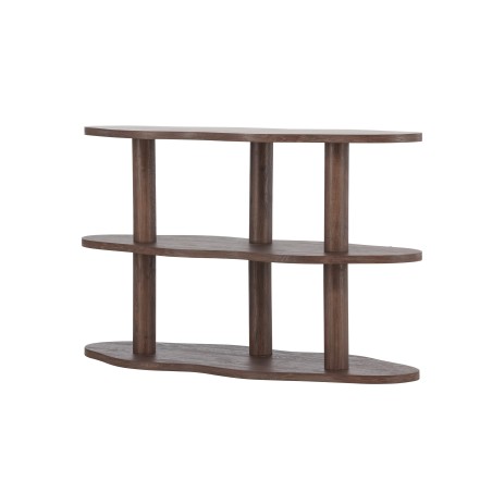 Moln riiul 120x45x75 cm - MDF Mocca 3D paberiga