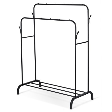 Püstine riidepuu stange must