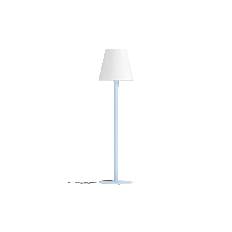Põrandalamp Moris ø50*187cm - helesinine / valge