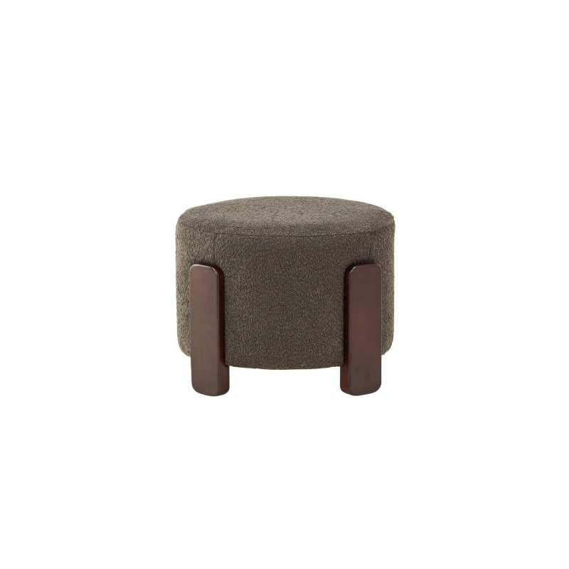 Coffey Ottoman/tumba - Tumepruun / Kohv/Hall Boucle