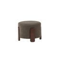 Coffey Ottoman/tumba - Tumepruun / Kohv/Hall Boucle