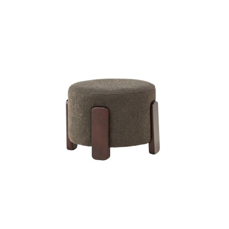 Coffey Ottoman/tumba - Tumepruun / Kohv/Hall Boucle