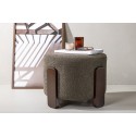 Coffey Ottoman/tumba - Tumepruun / Kohv/Hall Boucle