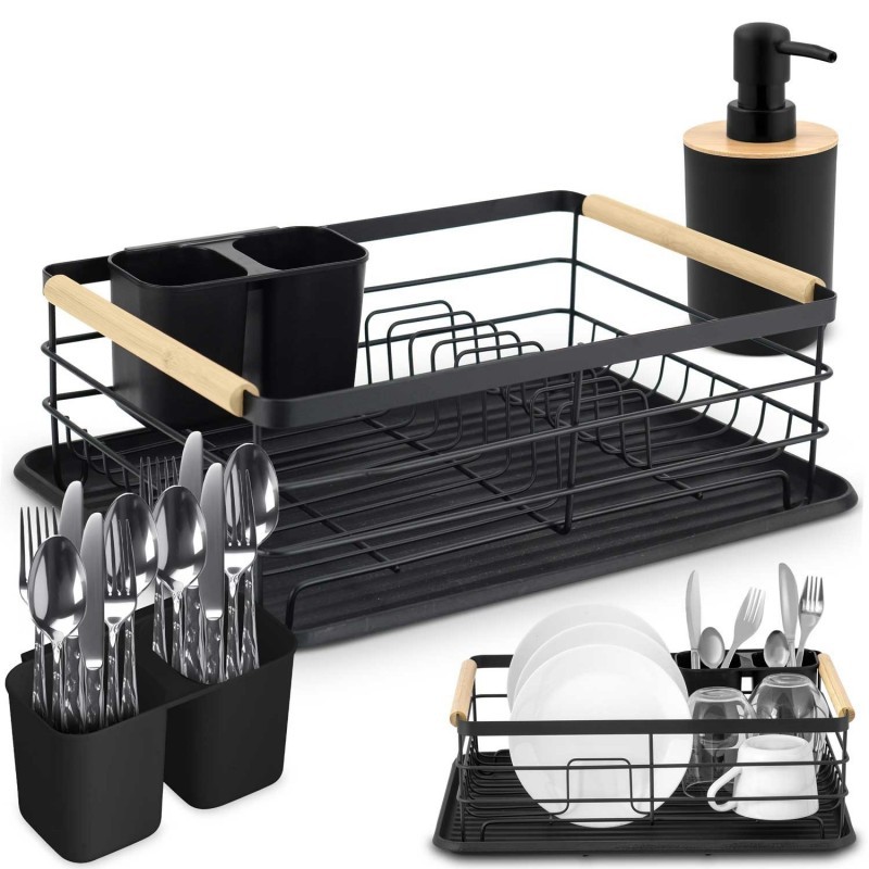 Nõudekuivatusrest must | FreshDesign.ee