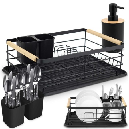 Nõudekuivatusrest must | FreshDesign.ee