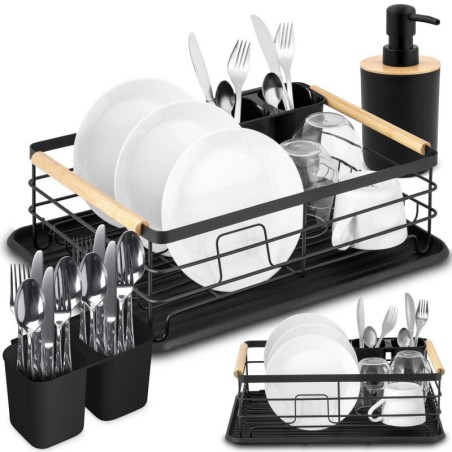 Nõudekuivatusrest must | FreshDesign.ee