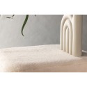 Newtoni ottoman/tumba – hõbedane / valkjas fliis