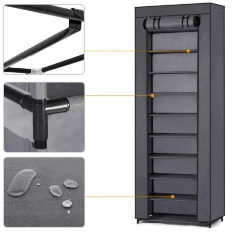 Tekstiilist kingakapp - grafiit | FreshDesign.ee