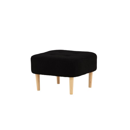 Salina Ottoman/tumba - tammepuu / must fliis